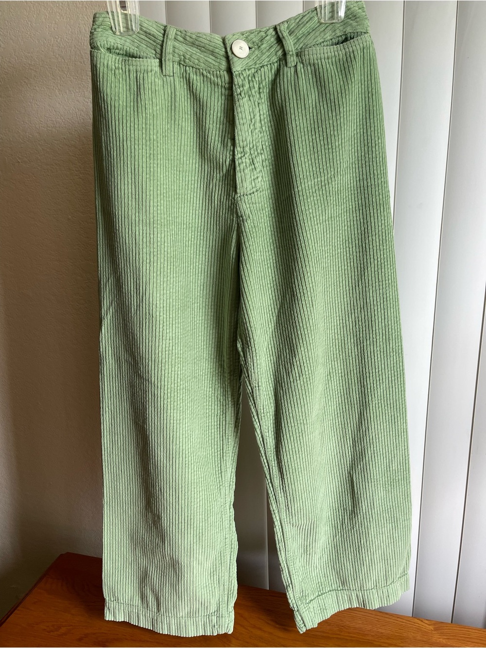 Masscob Corduroy Trousers Green Size EU 40 - Picture 3 of 16